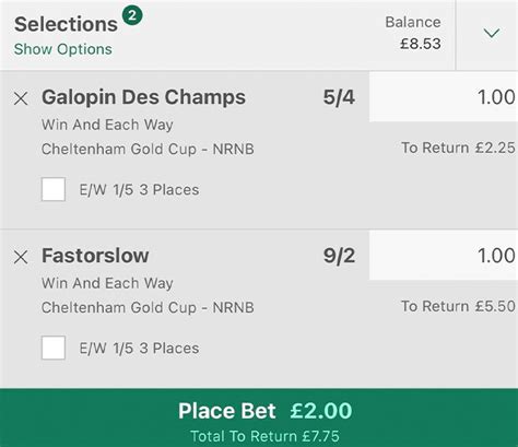 bet365 each way bet|What does an each.